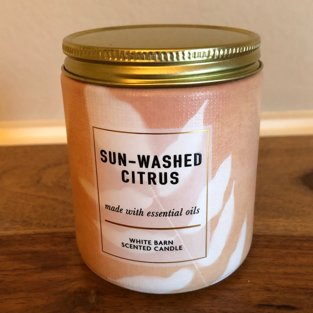 Sun-Washed Citrus scented candle by White Barn